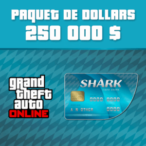 Grand Theft Auto Online - $250,000 Tiger Shark Cash Card