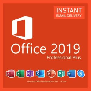 Microsoft office 2019 Professional plus Retail Key